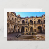 Ritter Templar Burg und Kloster Tomar Portugal Postkarte (Vorne/Hinten)
