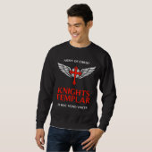 Ritter Templar Einzigartige, individuell gestaltet Sweatshirt (Vorne ganz)