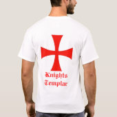 Ritter Templar Emblem-Shirt T-Shirt (Rückseite)