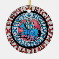 Ritter Templar Emblem-Verzierung Doppel