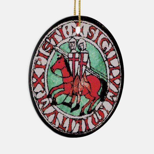Ritter Templar Emblem-Verzierung Keramik Ornament (Rechts)