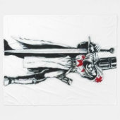 RITTER TEMPLAR FLEECEDECKE (Vorderseite (Horizontal))