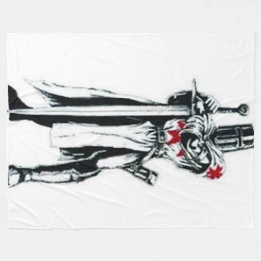 RITTER TEMPLAR FLEECEDECKE (Vorderseite (Horizontal))