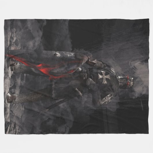 RITTER TEMPLAR FLEECEDECKE (Vorderseite (Horizontal))