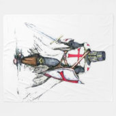 RITTER TEMPLAR FLEECEDECKE (Vorderseite (Horizontal))