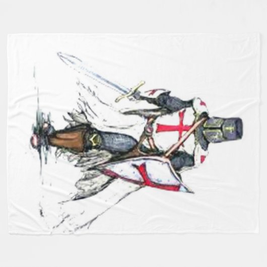 RITTER TEMPLAR FLEECEDECKE (Vorderseite (Horizontal))