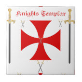 Ritter Templar Fliese (Vorderseite)