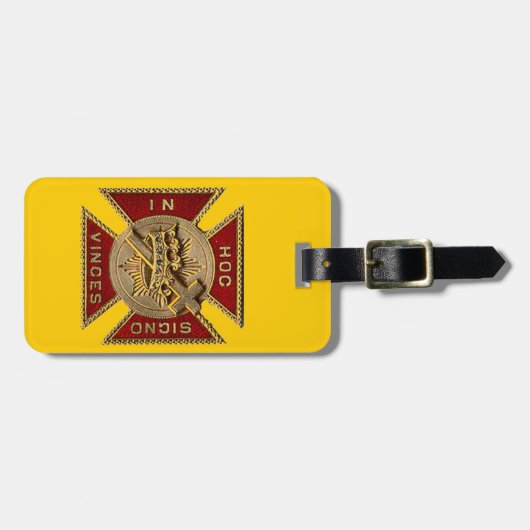 RITTER TEMPLAR GEPÄCKANHÄNGER (Vorderseite horizontal)