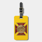 RITTER TEMPLAR GEPÄCKANHÄNGER (Vorderseite vertikal)