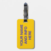 RITTER TEMPLAR GEPÄCKANHÄNGER (Rückseite vertikal)