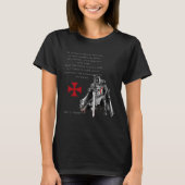 Ritter Templar Glaube an Jesus Christus Christlich T-Shirt (Vorderseite)