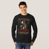 Ritter Templar Ich bin Kind des Kriegers Gottes Ch T-Shirt (Vorne ganz)