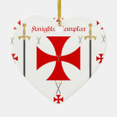 Ritter Templar Keramik Ornament (Vorne)