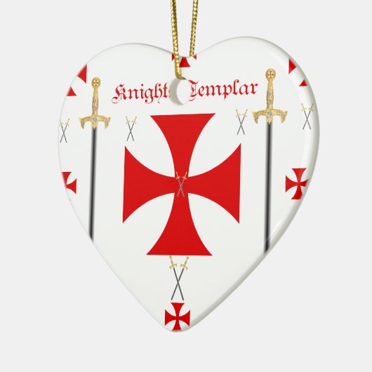 Ritter Templar Keramik Ornament (Links)