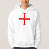 Ritter Templar Kreuz - Hoodie. Hoodie (Vorderseite)