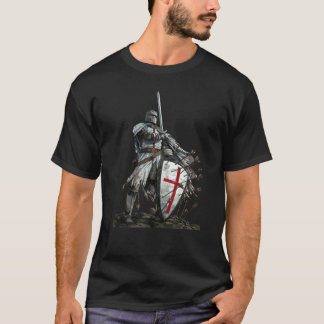 Ritter Templar Kreuzfahrer Krieger T - Shirt