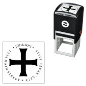 Ritter Templar Kreuzzüge überqueren Rücksendesiege Permastempel (Beispiel)