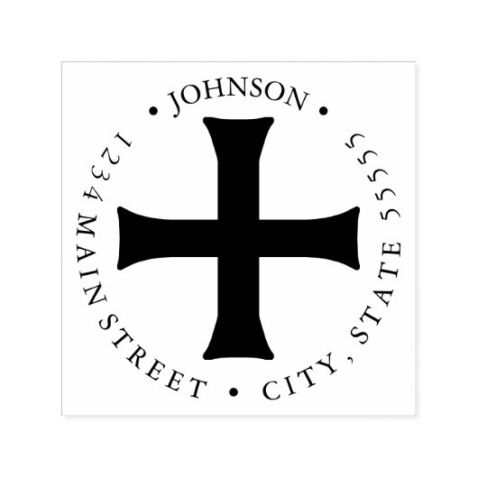 Ritter Templar Kreuzzüge überqueren Rücksendesiege Permastempel (Design)