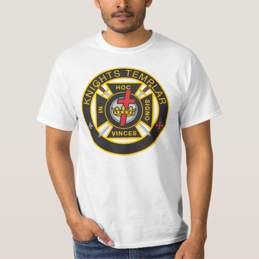 Ritter Templar MilitärCommandery T - Shirt (Vorderseite)