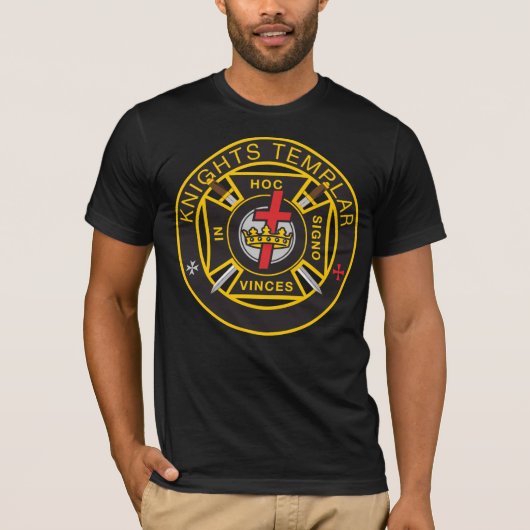 Ritter Templar MilitärCommandery T - Shirt (Vorderseite)