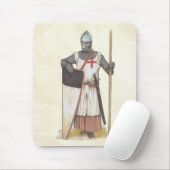 Ritter Templar mittelalterlicher Krieger Mousepad (Mit Mouse)