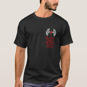 Ritter Templar Moral Code 2 Seite Design Heilige S T-Shirt