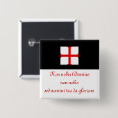 Ritter Templar Motto Button (Vorne & Hinten)