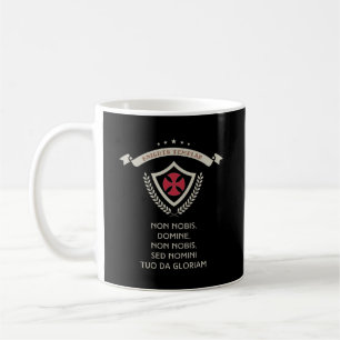 Ritter Templar MOTTO Mittelalterliche Kreuzzüge K Kaffeetasse