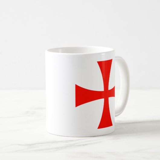Ritter Templar Querrot Kaffeetasse (VorderseiteRechts)