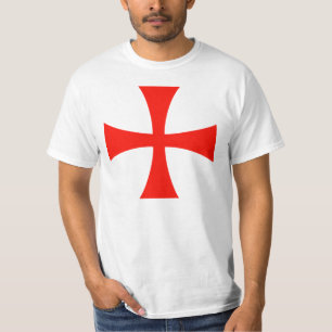 Ritter Templar Querweiß T-Shirt