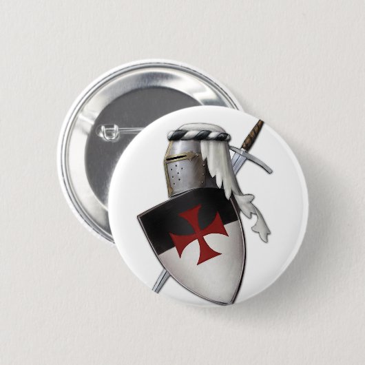 Ritter Templar Schild Button (Vorne & Hinten)