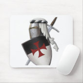 Ritter Templar Schild Mousepad (Mit Mouse)
