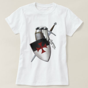 Ritter Templar Schild T-Shirt