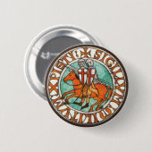 Ritter Templar Siegel Button (Vorne & Hinten)