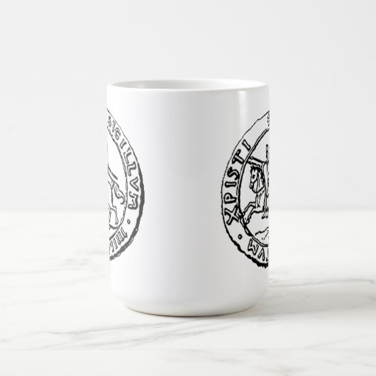Ritter Templar Siegel Kaffeetasse (Mittel)