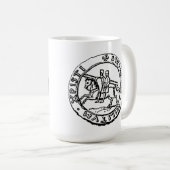Ritter Templar Siegel Kaffeetasse (VorderseiteRechts)