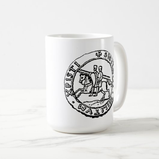 Ritter Templar Siegel Kaffeetasse (VorderseiteRechts)