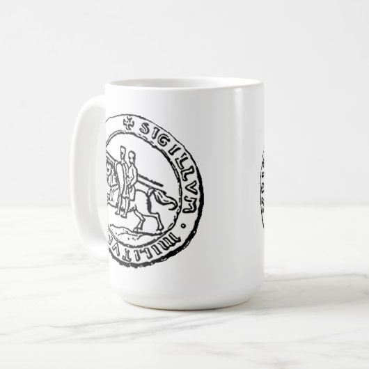 Ritter Templar Siegel Kaffeetasse (Vorderseite Links)