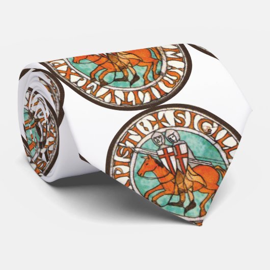 Ritter Templar Siegel Krawatte (Gerollt)