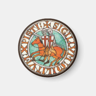 Ritter Templar Siegel Magnet