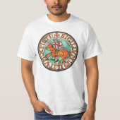 Ritter Templar Siegel T-Shirt (Vorderseite)