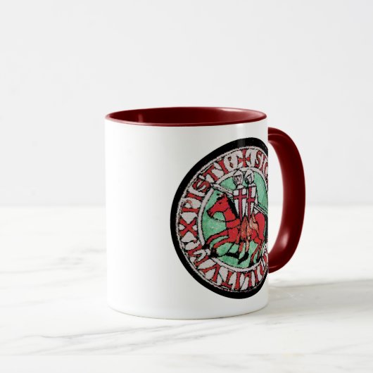 Ritter Templar Siegel Tasse (VorderseiteRechts)