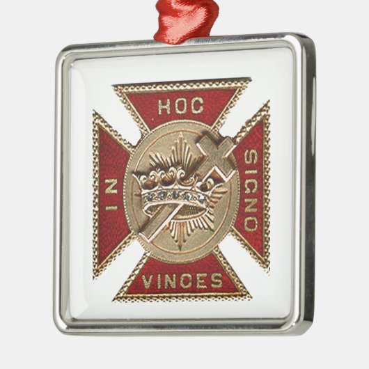 RITTER TEMPLAR SILBERNES ORNAMENT (Links)