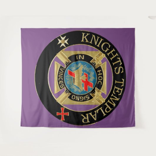 RITTER TEMPLAR WANDTEPPICH (Vorderseite (Horizontal))