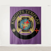 RITTER TEMPLAR WANDTEPPICH (Vorderseite)