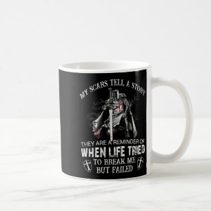 Ritter Templer Krieger Christen Meine Narben erzäh Kaffeetasse