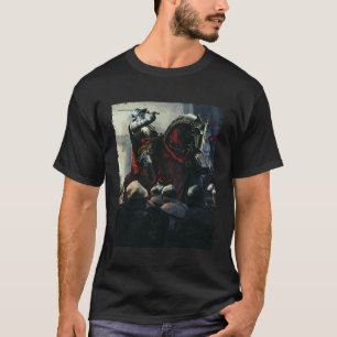 Ritter Templer Mittelalterlicher Reiter Ritter T-Shirt