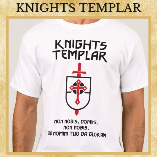 Ritter Templer Non Nobis Dominikaner Mittelalter K T-Shirt