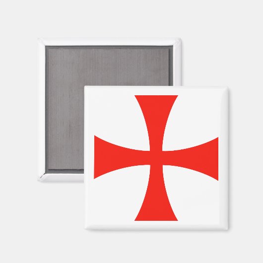 Ritter Templermatte Magnet (Vorderseite/Rückseite)