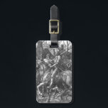 Ritter, Tod und der Teufel, 1513 (Stich) Gepäckanhänger<br><div class="desc">Ritter,  Tod und der Teufel,  1513 (Stich),  das Dürer oder der Duerer,  De Paris,  Musee du Petit-Palais,  Frankreich/Bridgeman Bilder Albrecht (1471-1528)/Musee de la Ville</div>